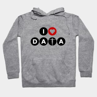 I Love data Hoodie